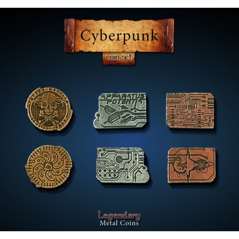 Cyberpunk Coin Set (24 monedas)
