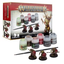 Warhammer Age of Sigmar: Orruk Warclans. Zakatripaz + Set de pinturas