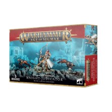 Warhammer Age of Sigmar: Stormcast Eternals. Caballero Ajusticiador con Grifomastines