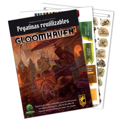 Gloomhaven. Pegatinas reutilizables