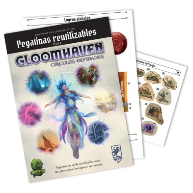 Gloomhaven: Círculos Olvidados. Pegatinas reutilizables