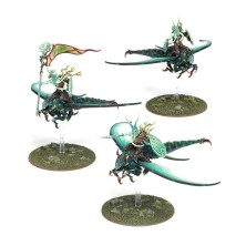 Warhammer Age of Sigmar: Sylvaneth. Lanceros en Dracofatas