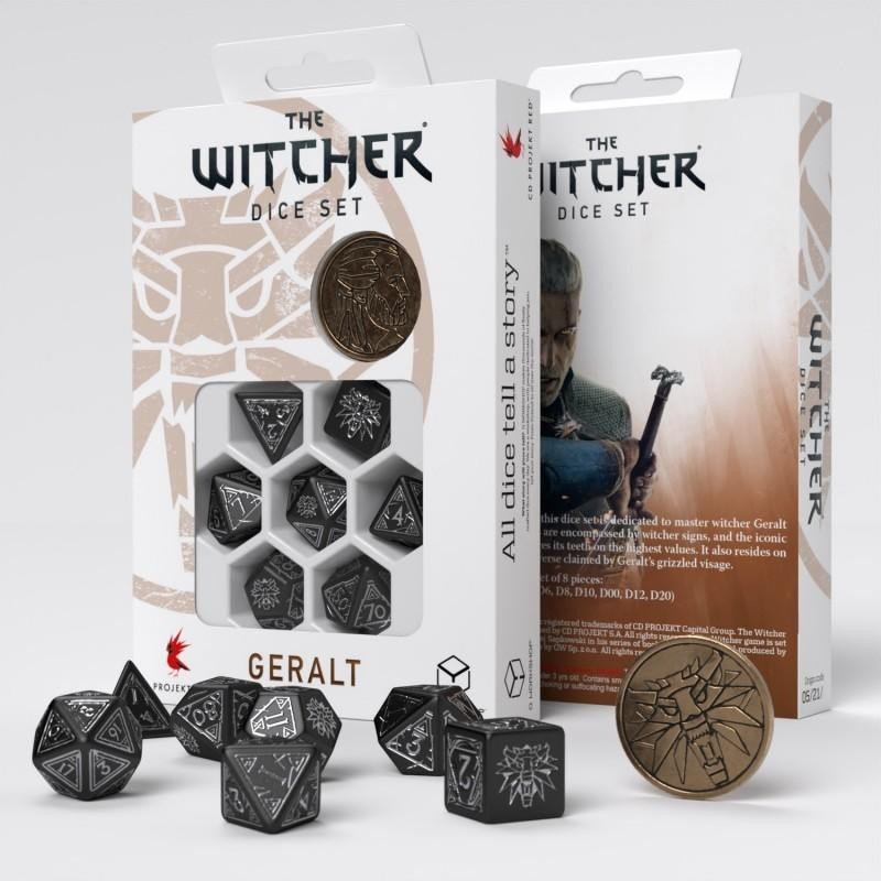 The Witcher Dice Set. Gerald - The Silver Sword