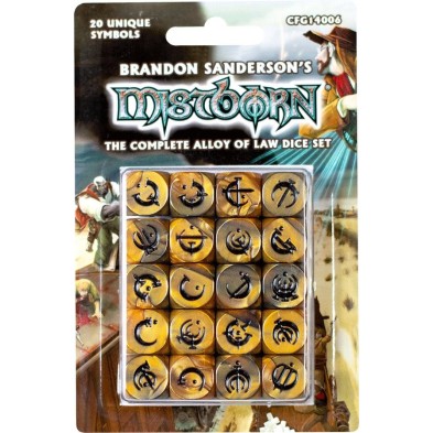 Mistborn: The Complete Alloy of Law Dice Set