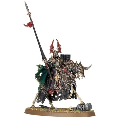 Warhammer Age of Sigmar: Soulblight Gravelords. Rey Tumulario en Montura Esquelética