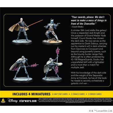Star Wars: Shatterpoint. Twice the Pride Count Dooku Squad Pack