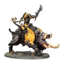 Warhammer Age of Sigmar: Orruk Warclans. Jefe Kolmillo en Muerdegrunta