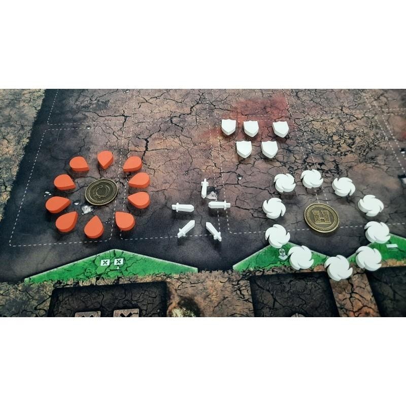 Tambores de Guerra - Enclave: Marcadores de madera