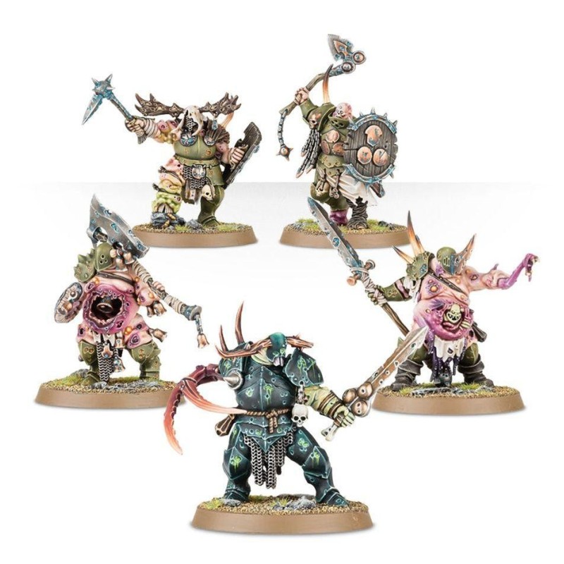 Warhammer Age of Sigmar: Maggotkin of Nurgle. Putrid Blightkings (Antigua edición)