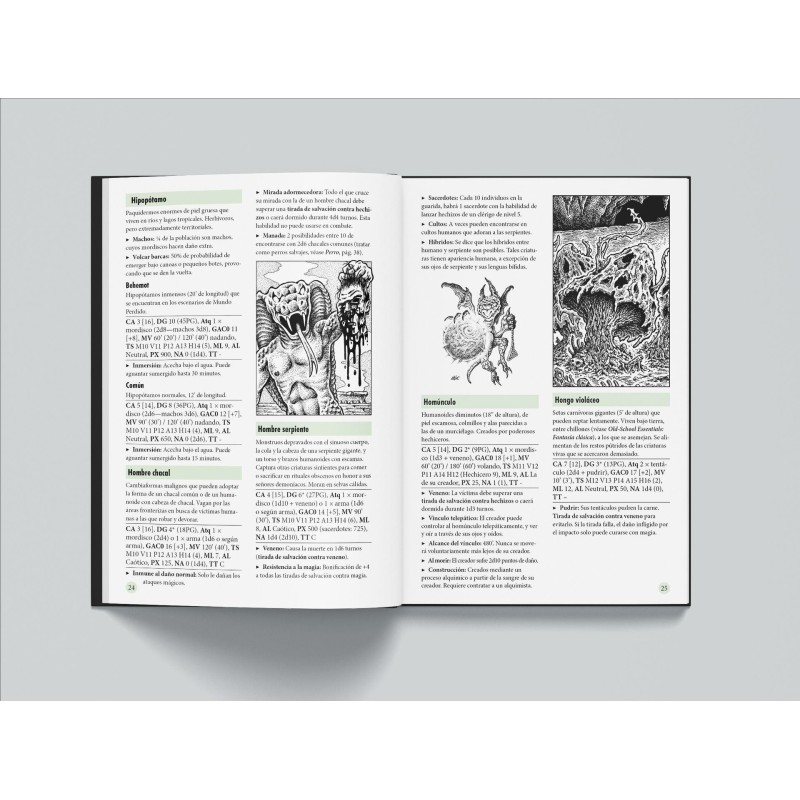 Old-School Essentials: Bestiario
