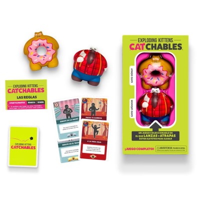 Exploding Kittens: Catchables - Pack 1 (Gato Leñador / Gato Dónut)