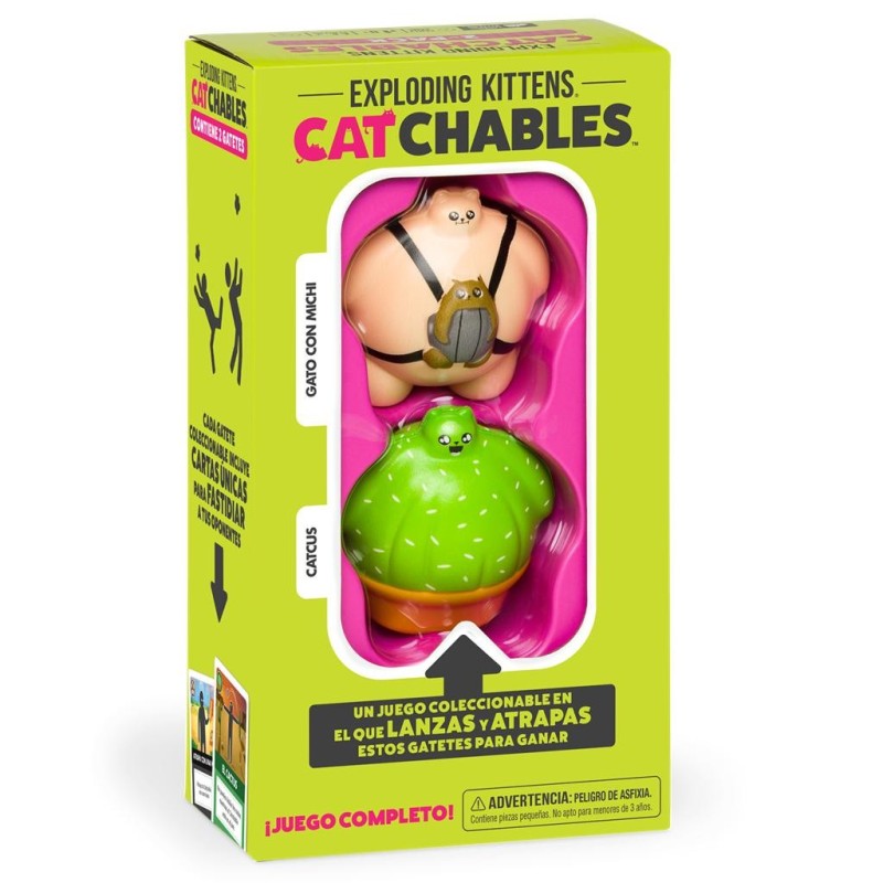 Exploding Kittens: Catchables - Pack 2 (Catcus / Gato con Michi)
