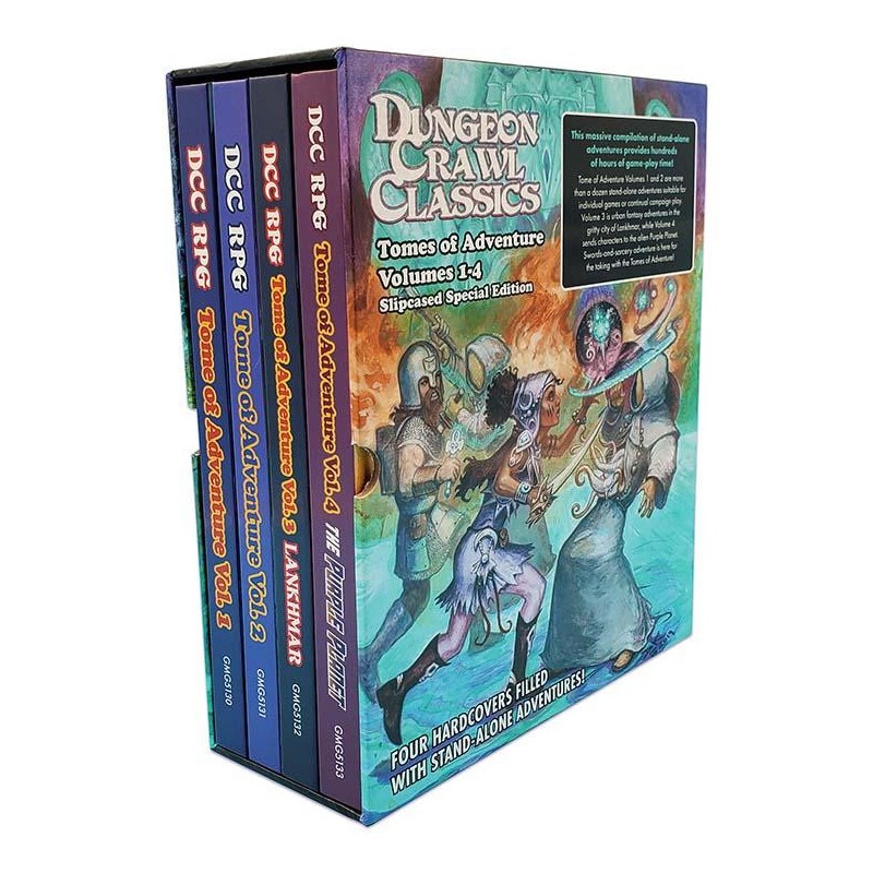 Dungeon Crawl Classics: Tomes of Adventure Vol. 1-4 Slipcased Special Ed.