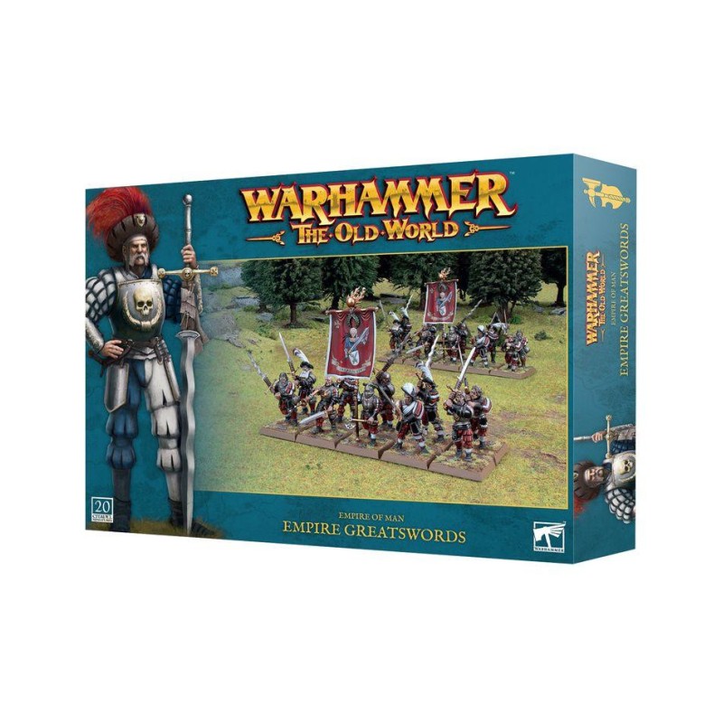 Warhammer The Old World: Empire of man.  Empire Greatswords