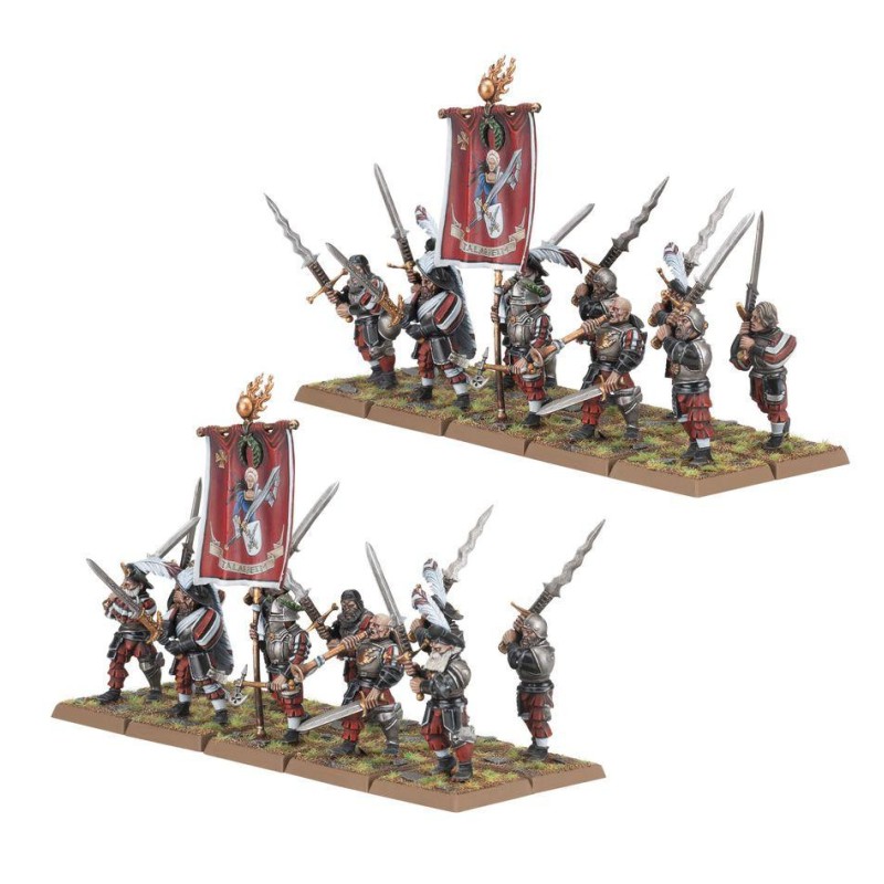 Warhammer The Old World: Empire of man.  Empire Greatswords