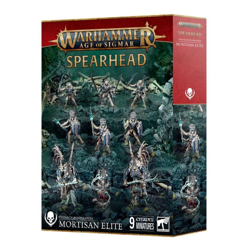 Warhammer Age of Sigmar: Punta de lanza Osiarcas Cosechahuesos. Élite Mortesana