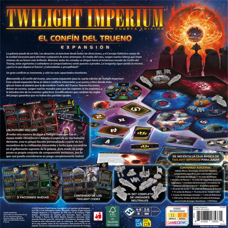 Twilight Imperium Cuarta Edición: El Confín del Trueno