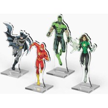 DC Comics Deck-Building Game: 2D Acrylic Standees Pack 1