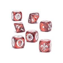 Juego de dados del equipo Bretonnian de Blood Bowl