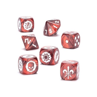 Juego de dados del equipo Bretonnian de Blood Bowl