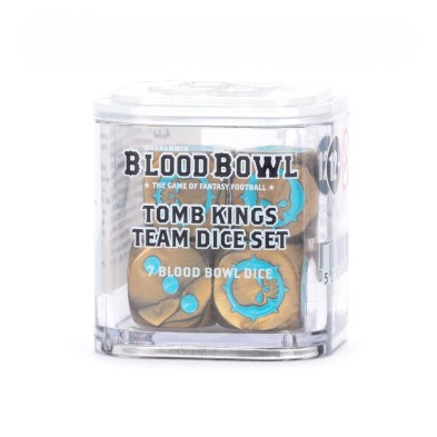 Juego de dados del equipo Tomb Kings de Blood Bowl
