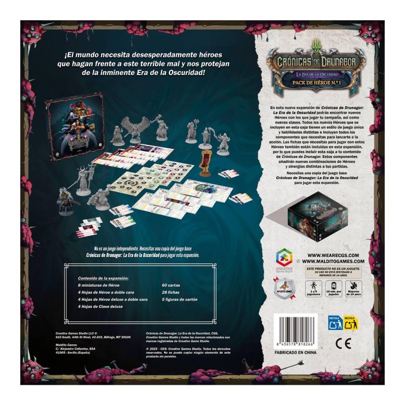 Crónicas de Drunagor: La Era de la Oscuridad - Pack de Héroe 1