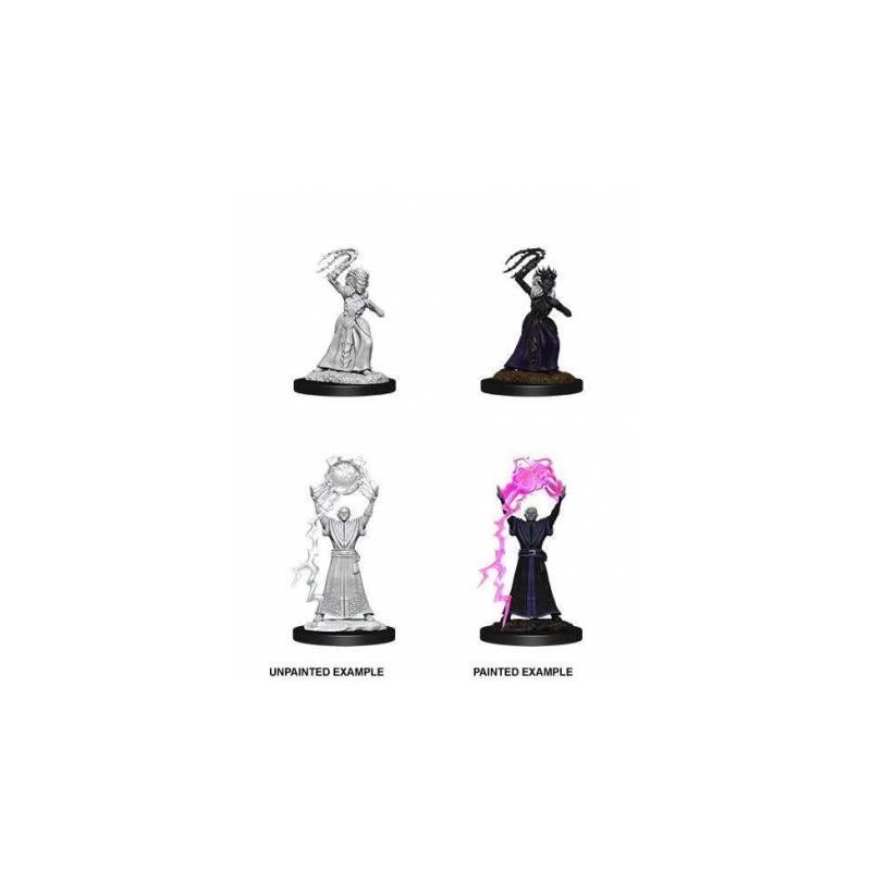 D&D Nolzur's Marvelous Miniatures: Drow Mage & Drow Priestess (Wave 12)