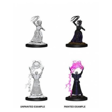 D&D Nolzur's Marvelous Miniatures: Drow Mage & Drow Priestess (Wave 12)