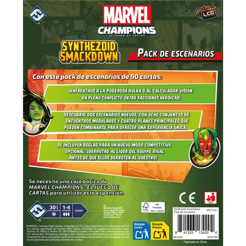 Marvel Champions: Synthezoid Smackdown Pack de Escenarios