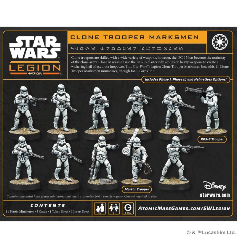 Star Wars Legión: Clone Trooper Marksmen