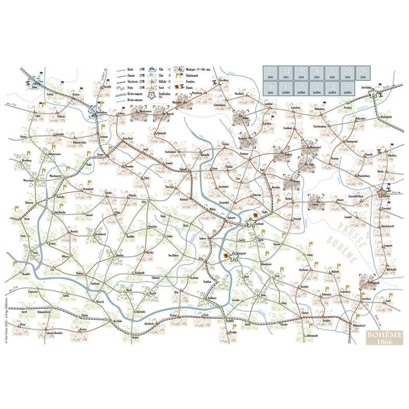 VaeVictis 183 special game issue: The Austro-Prussian War. Bohemia 1866