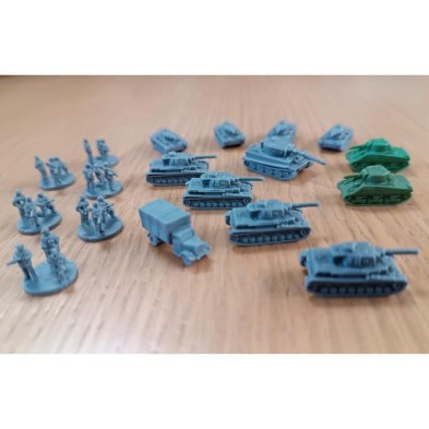 Sherman Solitario: Set de miniaturas