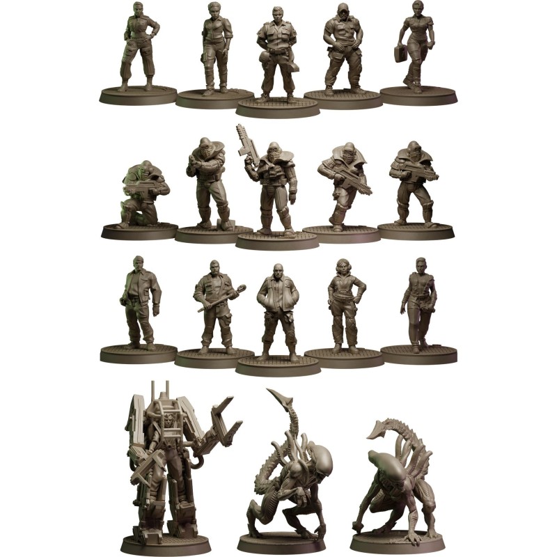 Alien RPG Evolved Edition: Rapture Protocol Miniature Set