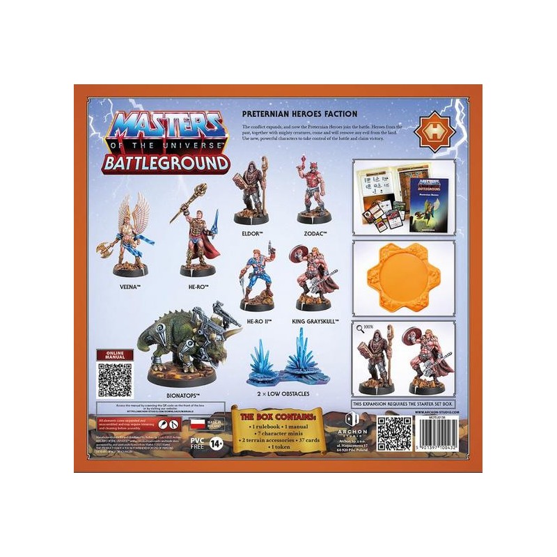 Masters of the Universe Battleground: Facción Preternian Héroes - Wave 10 (castellano)