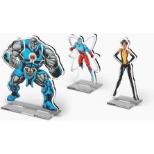 DC Comics Deck-Building Game: 2D Acrylic Standees Pack 4