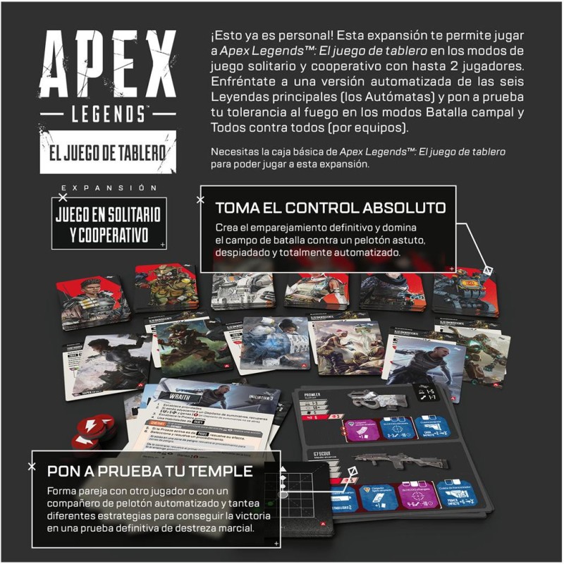 Apex Legends: El juego de tablero - Expansión en solitario y cooperativo