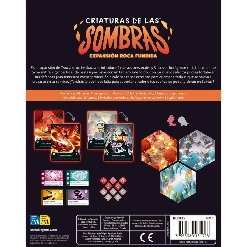 Criaturas de las Sombras: Expansión Roca fundida