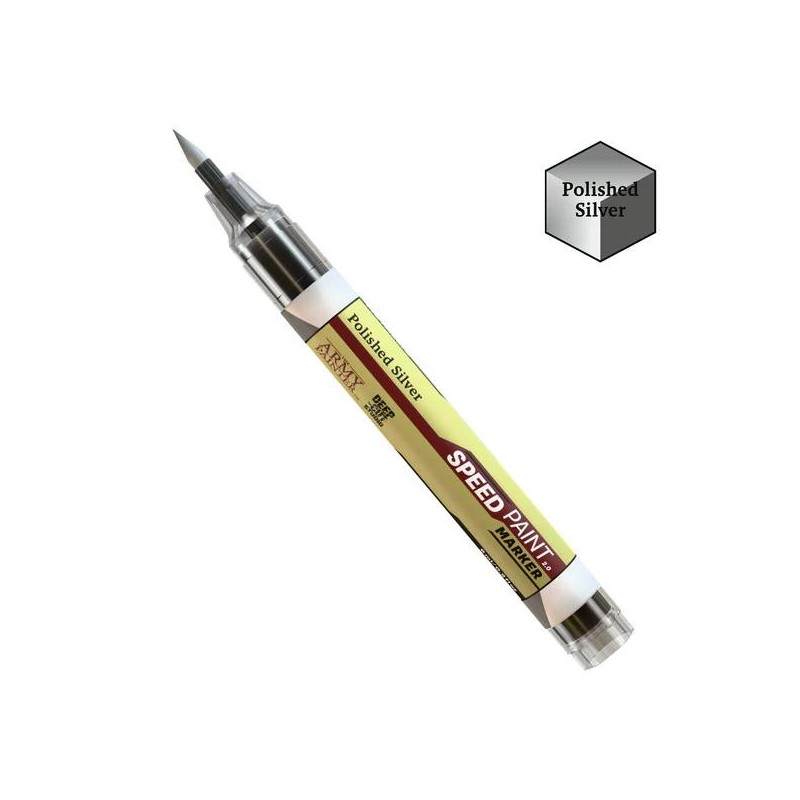 Army Painter Speedpaint Marker: Polished Silver