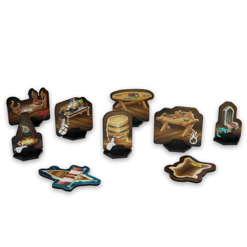 Valheim: The board game - Wooden Furniture Standees