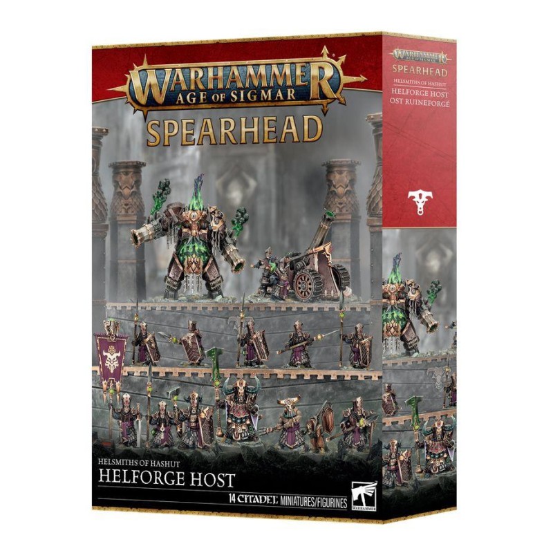 Warhammer Age of Sigmar: Punta de lanza Helsmiths of Hashut. Hueste Forjainfernal