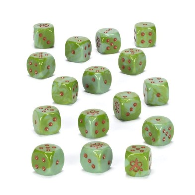 Warhammer Age of Sigmar: Juego de dados Agusanados de Nurgle (Maggotkin of Nurgle)