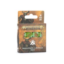 Warhammer Age of Sigmar: Juego de dados Agusanados de Nurgle (Maggotkin of Nurgle)