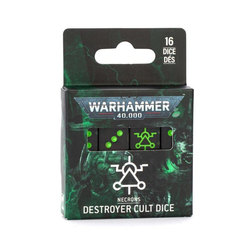 Warhammer 40.000: Juego de dados Cultos Destructores Necrones