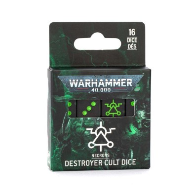 Warhammer 40.000: Juego de dados Cultos Destructores Necrones