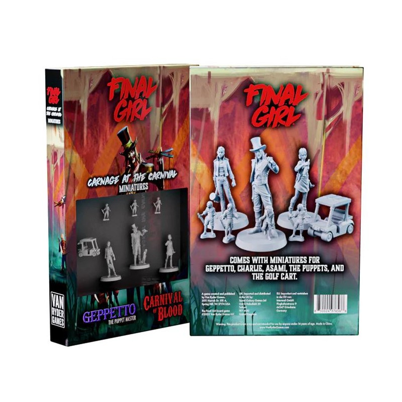 Final Girl: Carnage at the Carnival Miniatures