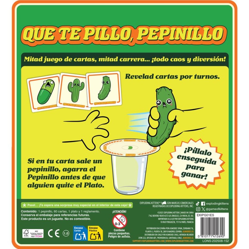 Que te pillo, pepinillo