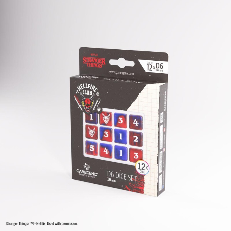 Gamegenic Hellfire Club D6 Dice Set