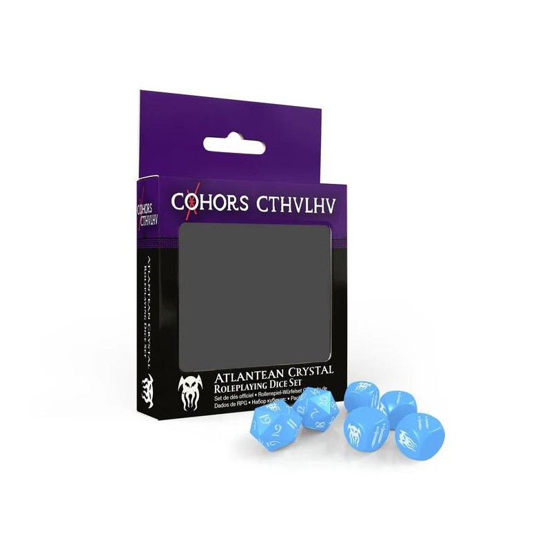 Cohors Cthulhu RPG: Atlantean Crystal Dice Pack