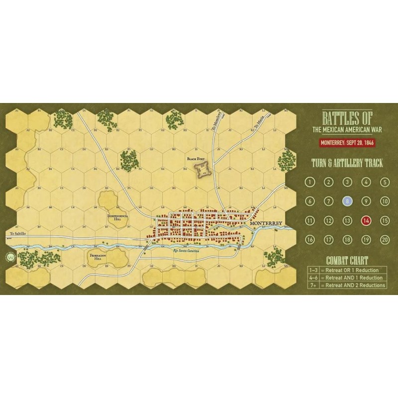 Battles of the Mexican American War Travel Game