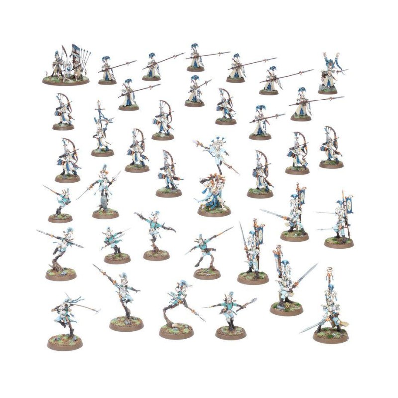 Warhammer Age of Sigmar: Fuerza de batalla Lumineth Realm-lords. Hueste Iliathiana